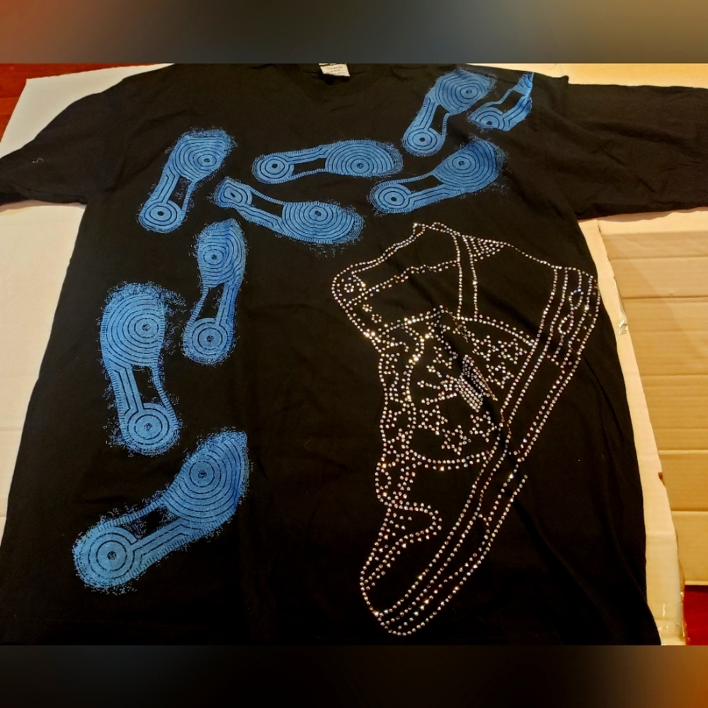 Mens graphic bling shirt size 4XL